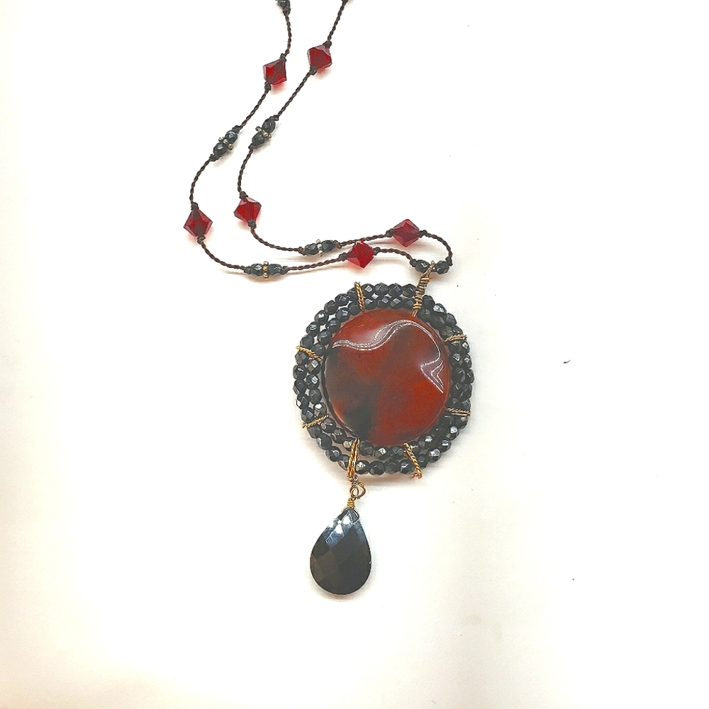 VINTAGE GENUINE AMBER pendant